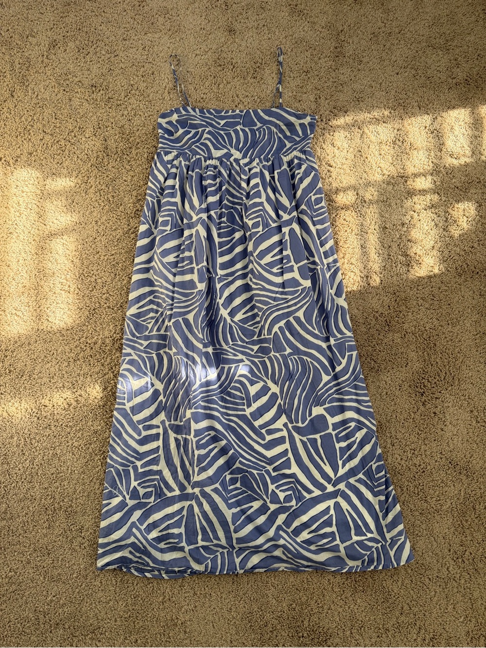 Rails Lucille Dress - Island Waves Size L 100% Cotton